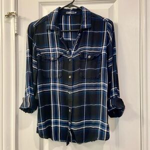 Silver Jeans Flannel Button down Shirt - S